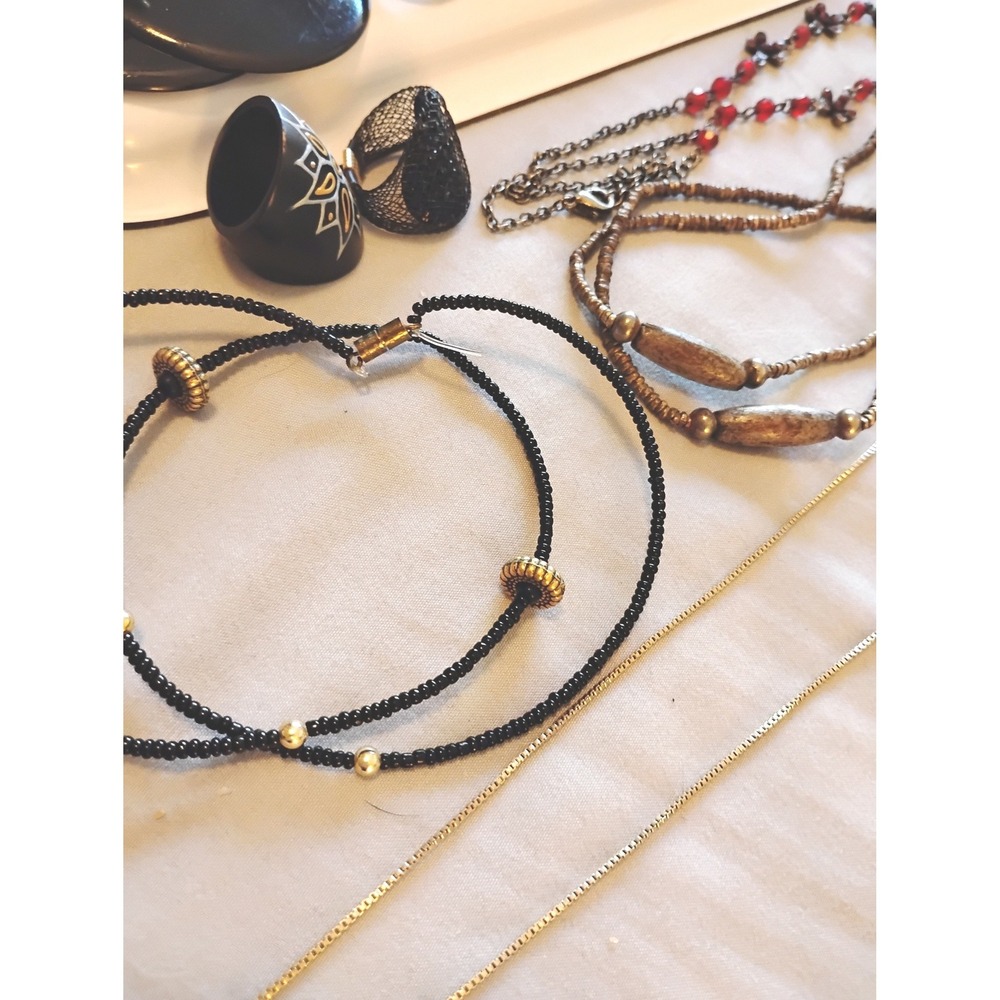 ▪️Vampy Grunge Whimsy goth jewelry Bundle Lot Halloween Festival Dark Academia - Picture 5 of 14